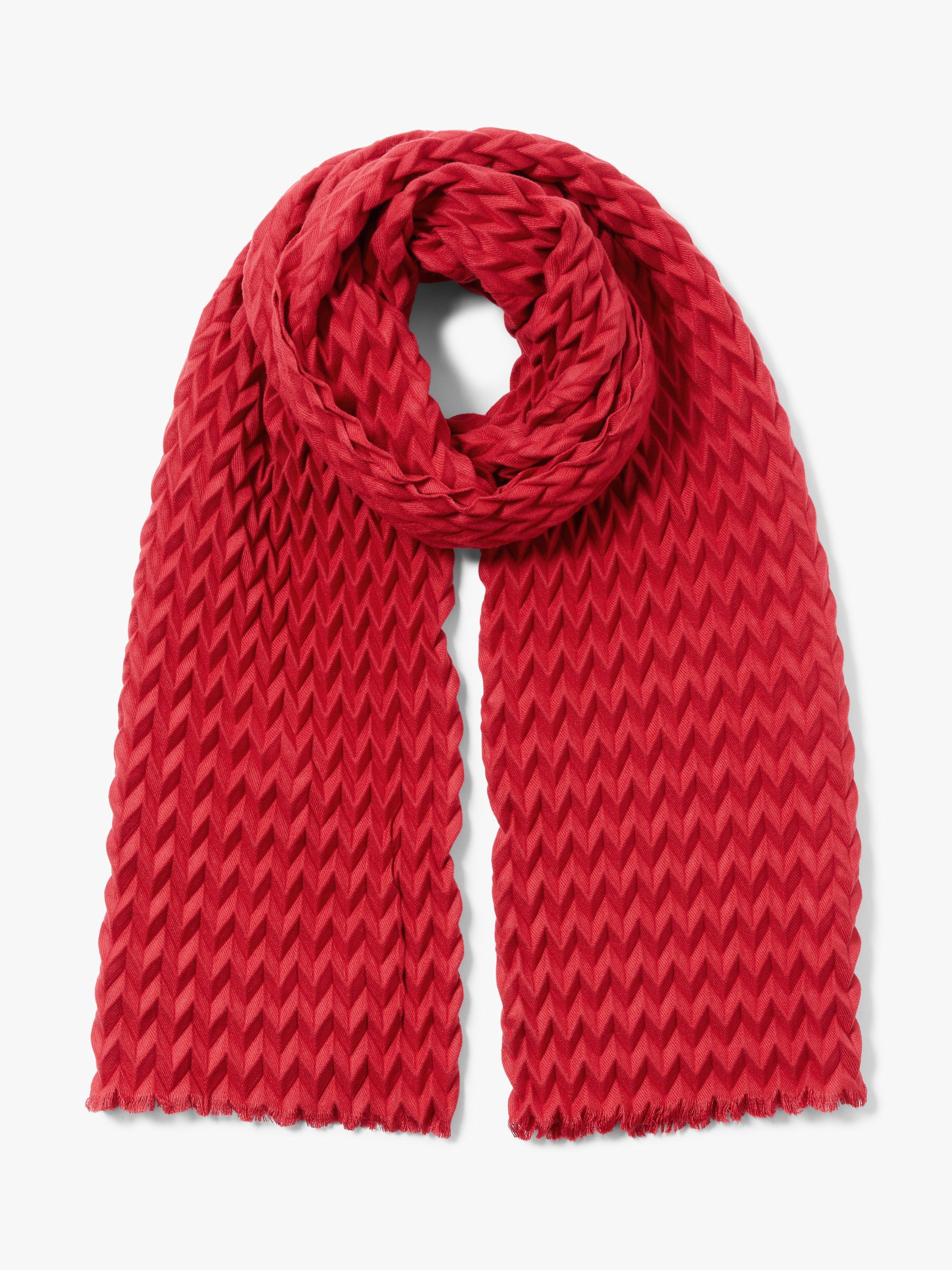 John Lewis & Partners Pleated Scarf