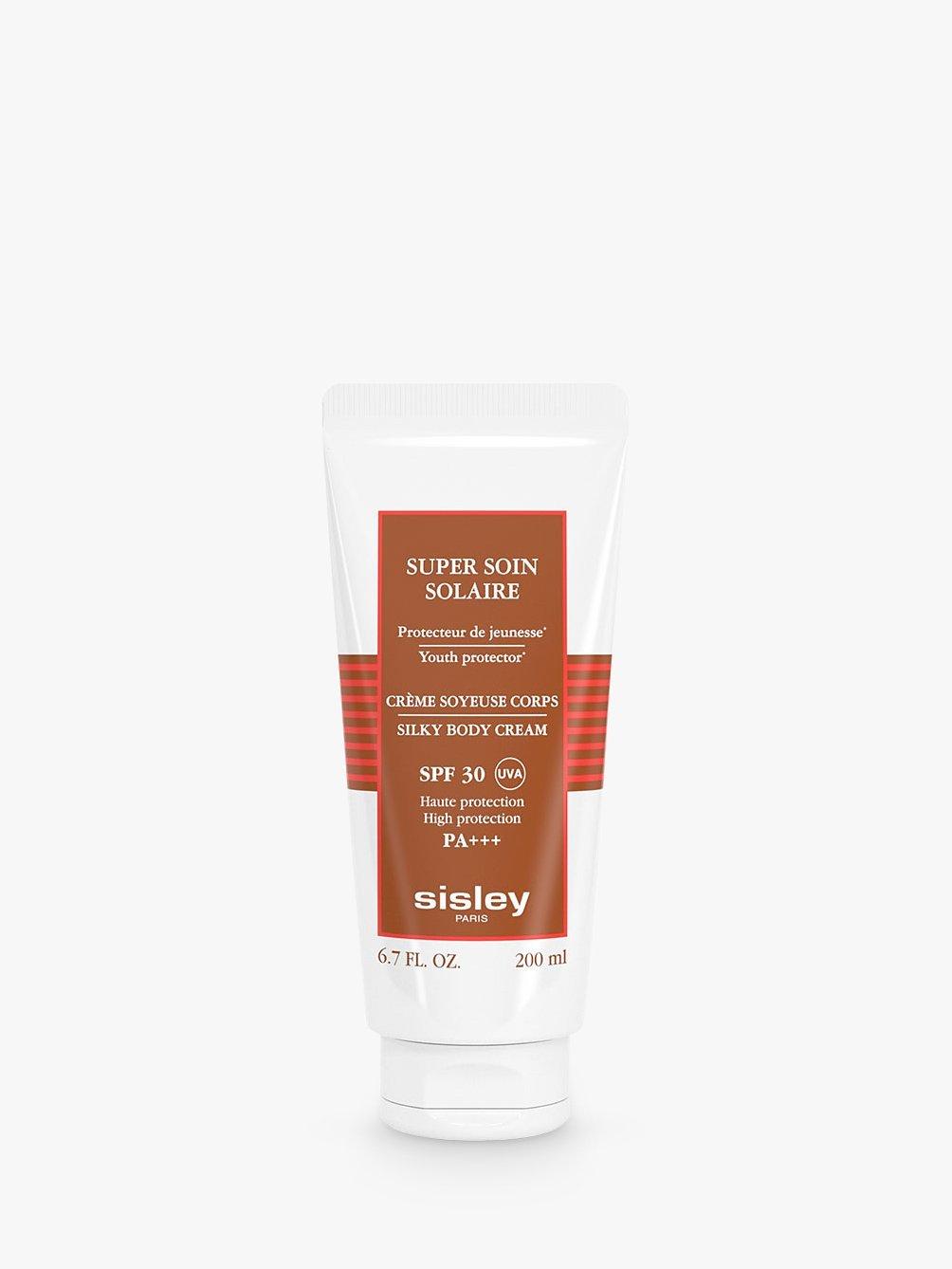 Product image 1 of 1, which shows Sisley-Paris Super Soin Solaire Silky Body Cream SPF 30, 200ml