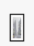 John Lewis Jon Barker 'Empire State' New York Framed Print & Mount, 63.5 x 33.5cm, Grey/Multi