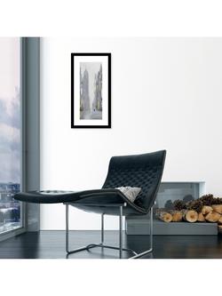 John Lewis Jon Barker 'Empire State' New York Framed Print & Mount, 63.5 x 33.5cm, Grey/Multi - view 2, Grey/Multi