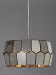 John Lewis Romy Mirrored Glass Pentagon Ceiling Light