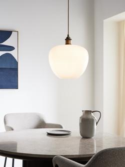 John Lewis Wren Easy-to-Fit Ceiling Shade - view 2, White
