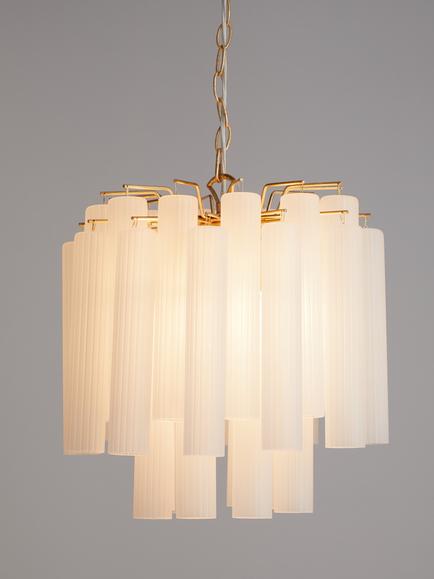 John Lewis Helix Chandelier Ceiling Light, Gold, Gold