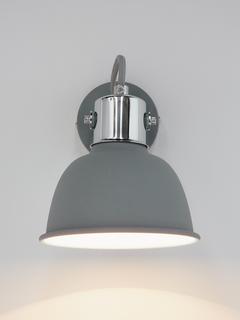 John Lewis SES LED Single Spotlight, Grey