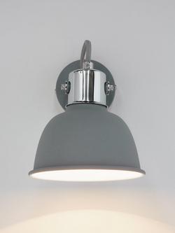 John Lewis SES LED Single Spotlight, Grey, Grey