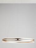 John Lewis No.209 Wheel LED Ceiling Light, Matt Nickel