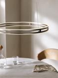John Lewis No.209 Wheel LED Ceiling Light, Matt Nickel
