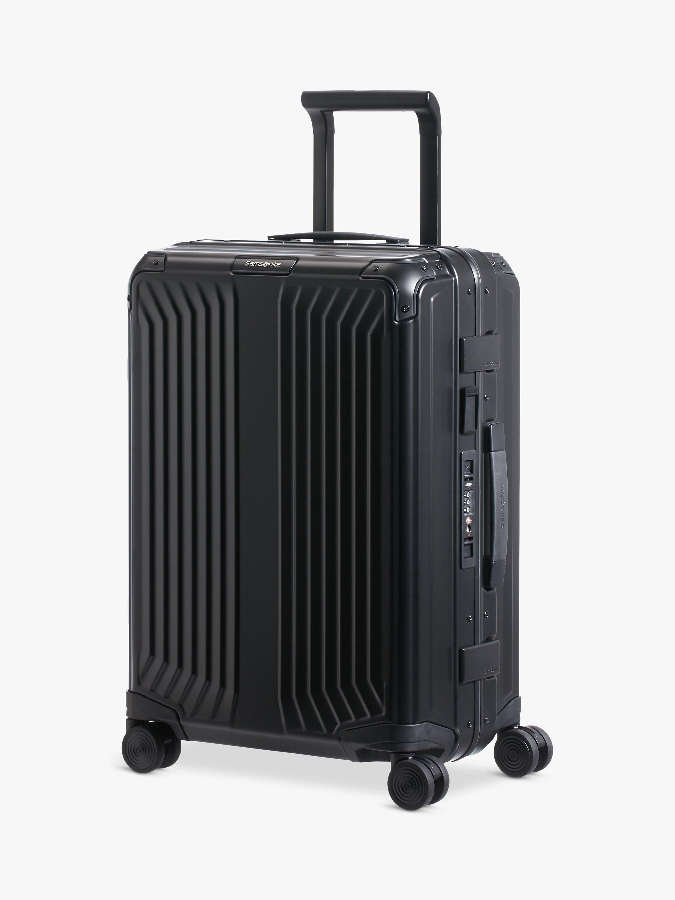 Samsonite Lite Box 55cm 4 Spinner Wheel Aluminium Suitcase