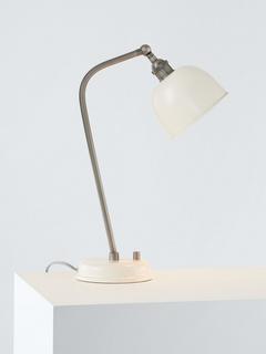 John Lewis Baldwin Desk Lamp, Matt Parchment