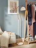 John Lewis Baldwin Floor Lamp, Matt Parchment