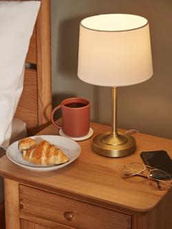 John Lewis Isabel Touch Table Lamp, Brass