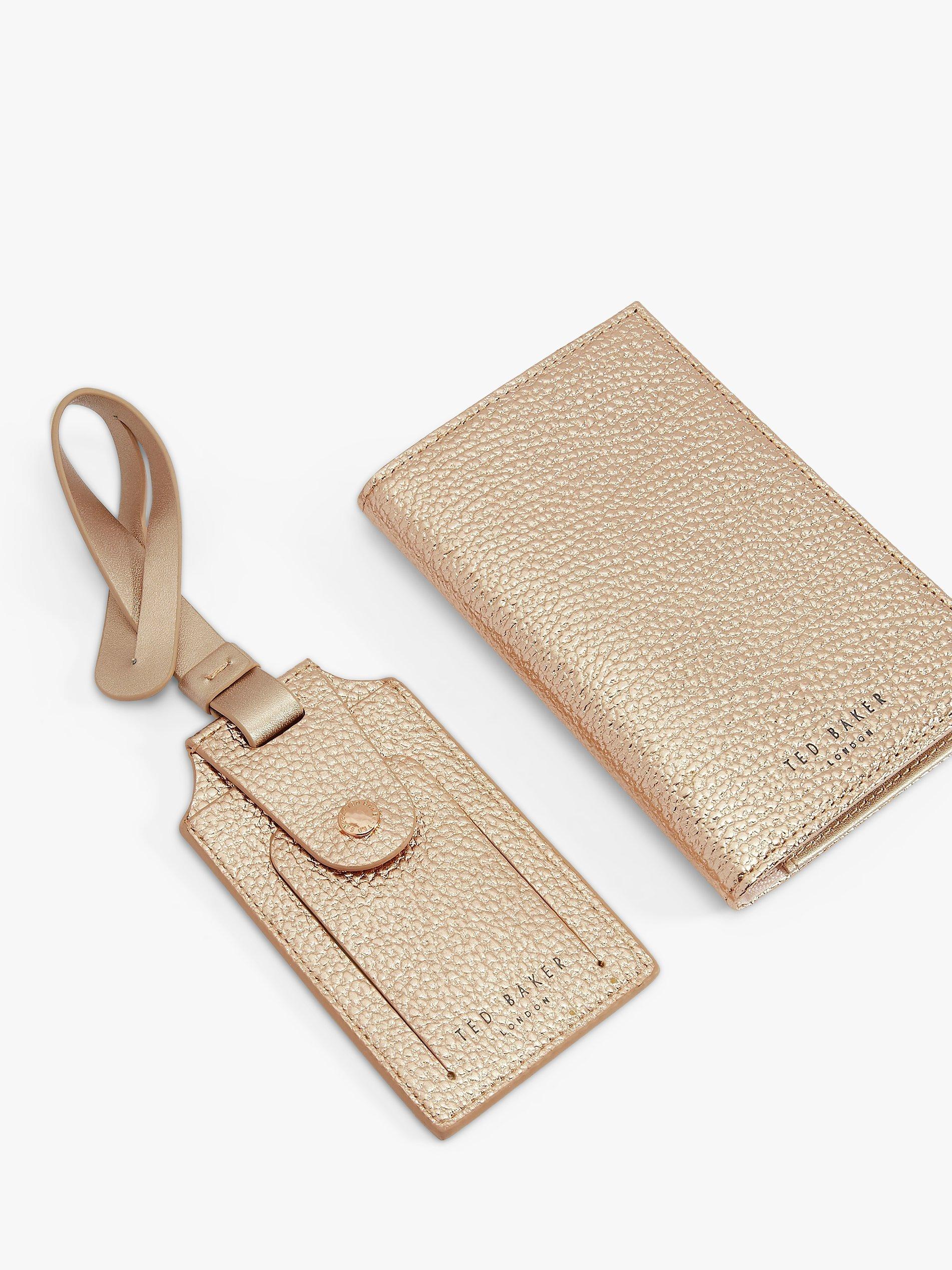 Ted baker luggage tag and passport holder on sale