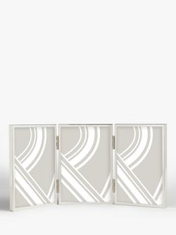 John Lewis Daya Triple Photo Frame, Silver Plated