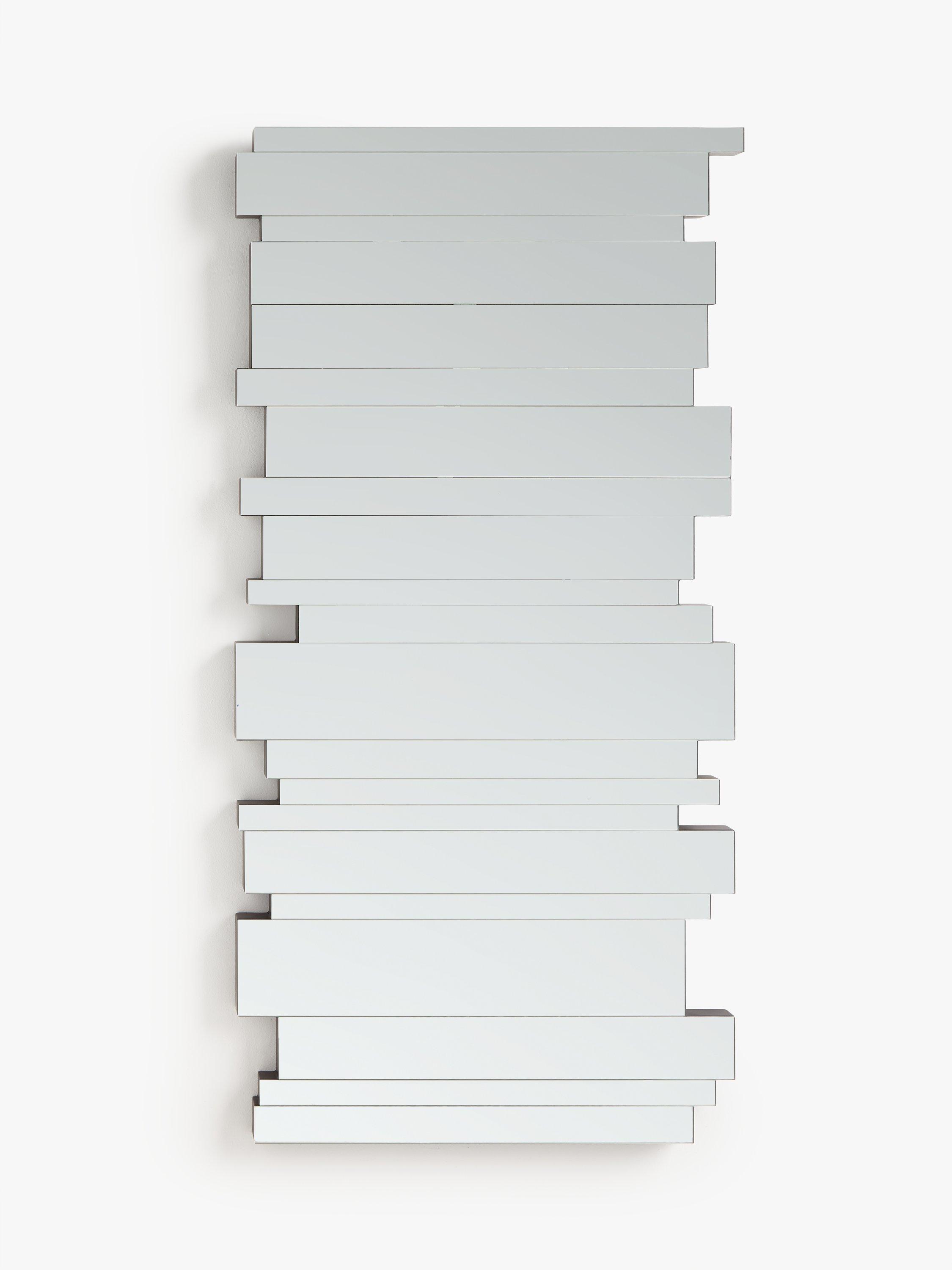 John Lewis Hide & Seek Striped Wall Mirror, 120 x 60cm, Clear