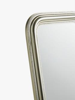 John Lewis Beaded Cheval Mirror, 165 x 50cm, Champagne - view 2, Champagne