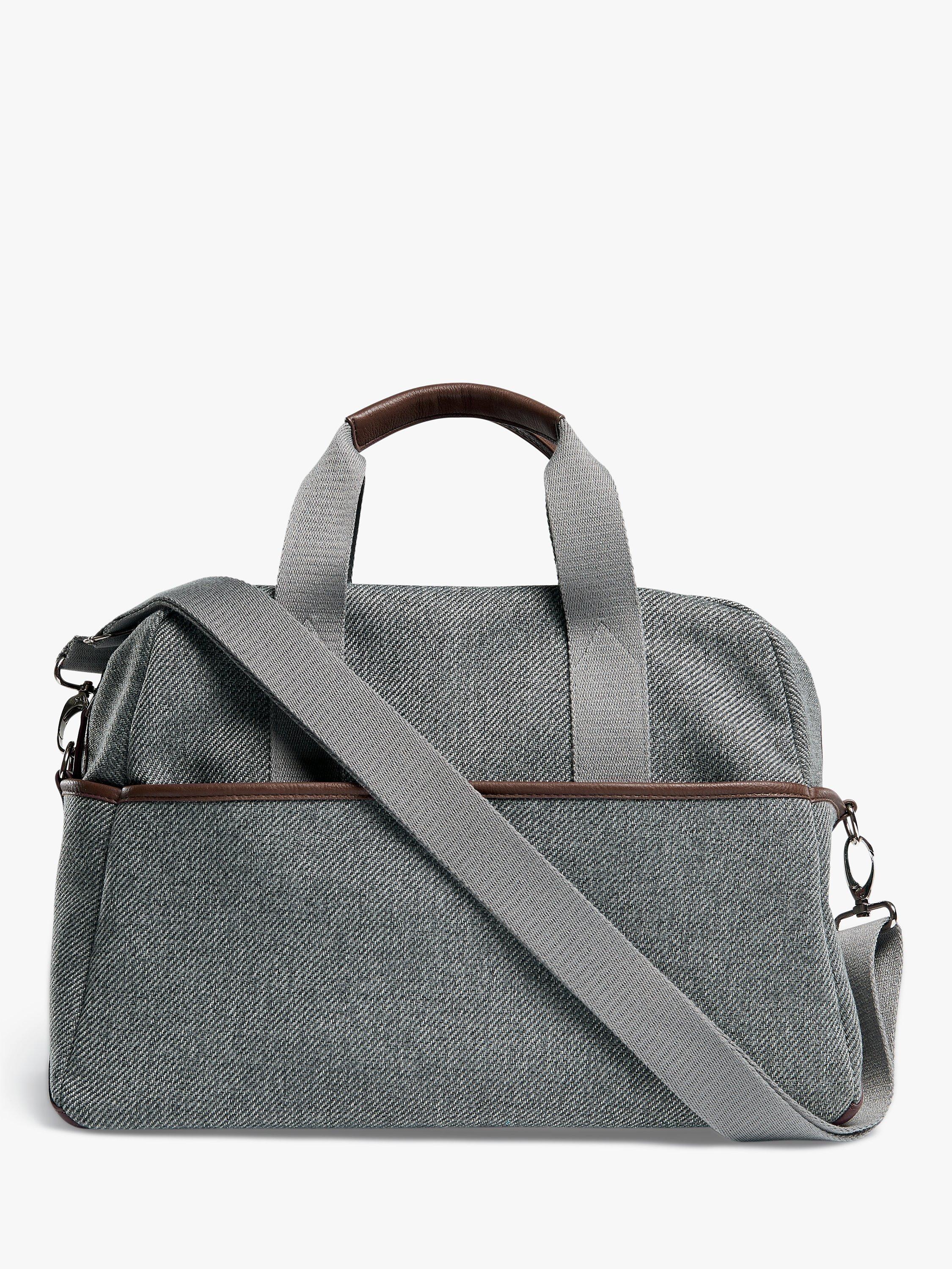 Mamas & Papas Bowling Style Changing Bag with Bottle Holder, Grey
