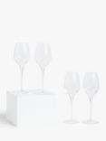 John Lewis Connoisseur White Wine Glasses, Set of 4, 450ml, Clear