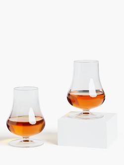 John Lewis Connoisseur Whisky Glasses, Set of 2, 230ml, Clear, 