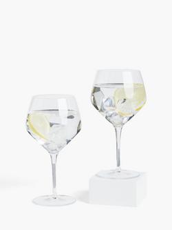 John Lewis Connoisseur Gin Glasses, Set of 2, 700ml, Clear, 