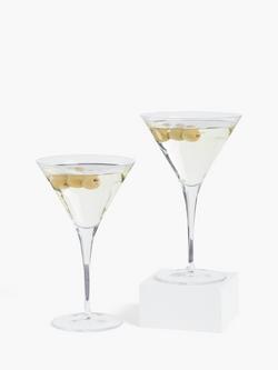John Lewis Connoisseur Martini Cocktail Glasses, Set of 2, 300ml, Clear, 