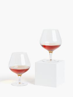 John Lewis Connoisseur Brandy Glasses, Set of 2, 720ml, Clear, 