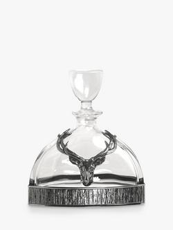 English Pewter Company Stag Decanter, 570ml, Silver