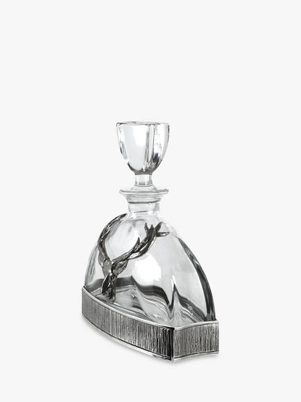 English Pewter Company Stag Decanter, 570ml - view 2, Silver
