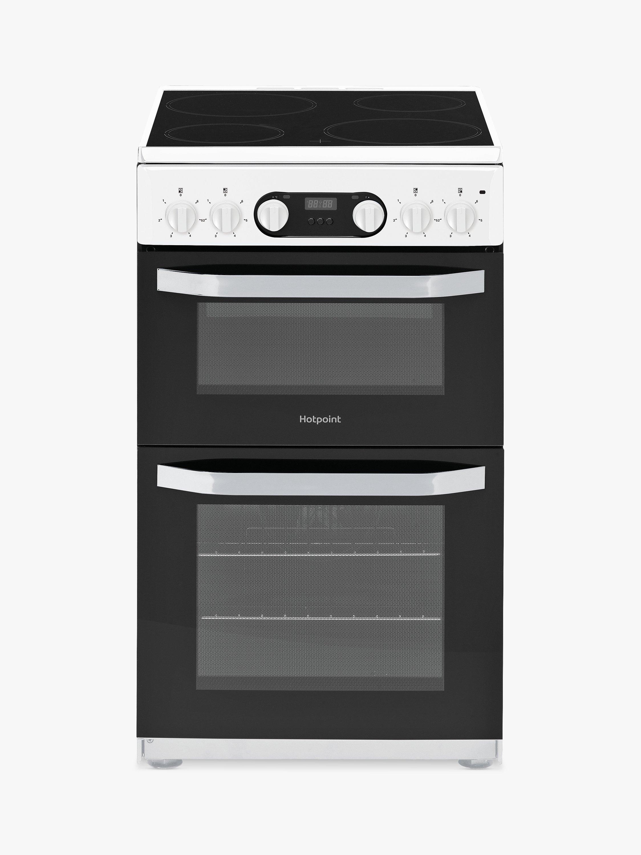 Hotpoint HD5V93CC 50cm Double Electric Cooker, A Energy Rating