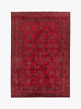 Gooch Luxury Hand Knotted Khal Mohammadi Rug, Red
