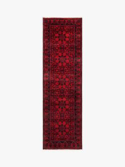 Gooch Luxury Hand Knotted Kundos Runner Rug, L240 x W72 cm, Red