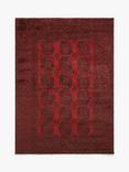 Gooch Luxury Hand Knotted Afghan Elephant Rug, Red