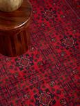 Gooch Luxury Hand Knotted Kundos Rug, Red