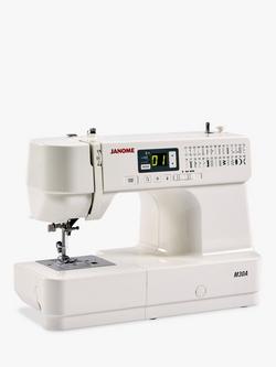 Janome M30A Sewing Machine, White - view 2, White