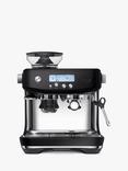 Sage SES878 The Barista Pro Luxe Coffee Machine, Truffle Black