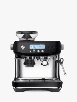 Sage SES878 The Barista Pro Luxe Coffee Machine - view 2, Truffle Black