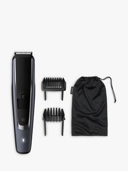 Philips Series 5000 BT5502/13 Stubble & Beard Trimmer with 40 Length Settings, Grey, Grey