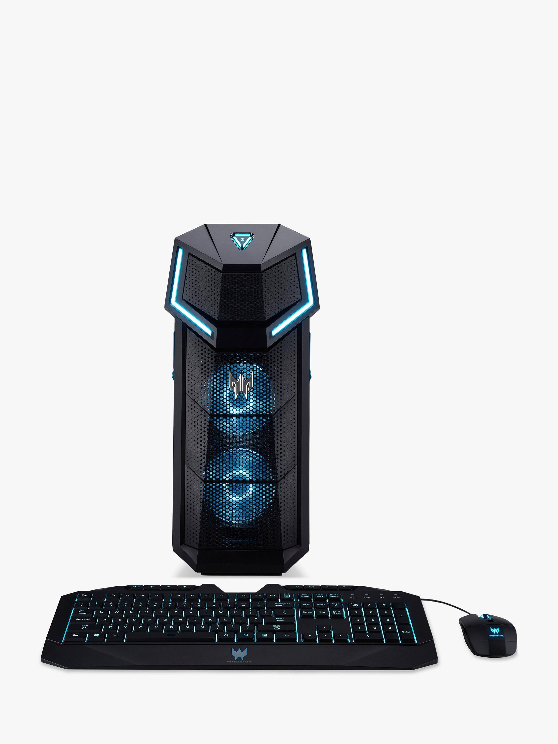 Acer Predator Orion 5000 Gaming PC, Intel Core i7 Processor, 16GB RAM + 16GB Intel Optane, 1TB HDD + 128GB SSD, GeForce RTX 2070, Black