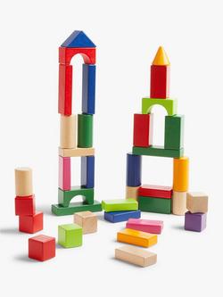 John Lewis 100 Wooden Building Blocks, 