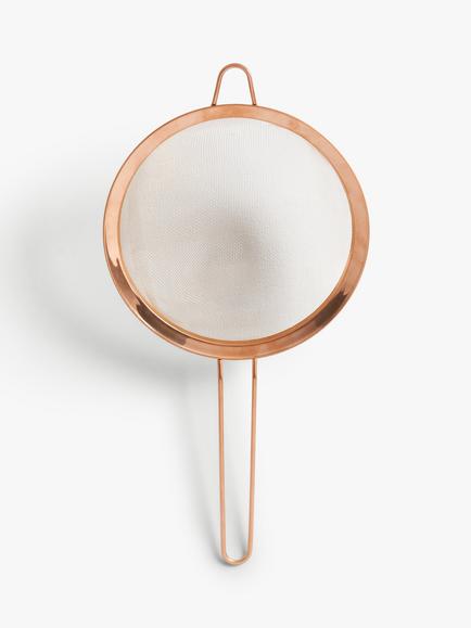 John Lewis Stainless Steel Sieve, Copper, Copper