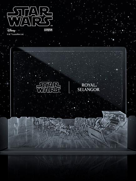 Royal Selangor Star Wars Photo Frame - view 2, Grey