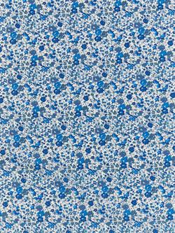 Liberty Fabrics Tana Lawn® Emma and Georgina Floral Print Fabric, Blue, Blue