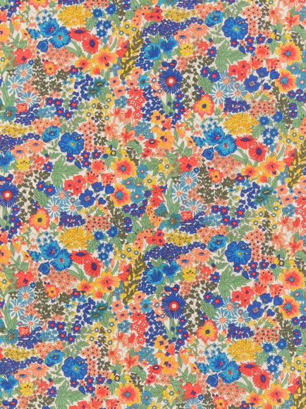 Liberty Fabrics Margaret Anne Tana Lawn® Floral Print Fabric, Red/Multi, Red/Multi