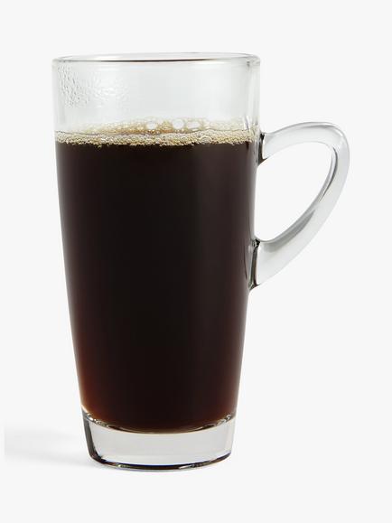 John Lewis Coffee Connoisseur Latte Glasses, Set of 2, 320ml, Clear - view 2, Clear