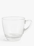 John Lewis Coffee Connoisseur Glass Americano Cups, Set of 2, 320ml, Clear