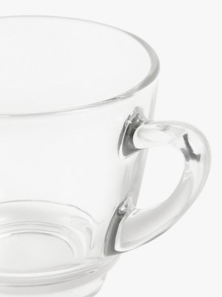 John Lewis Coffee Connoisseur Glass Americano Cups, Set of 2, 320ml, Clear - view 2, Clear