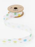 Berisfords 25mm Coloured Dotty Ribbon, 3m