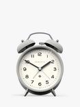 Newgate Clocks Charlie Twin Bell Echo Silent Sweep Analogue Alarm Clock