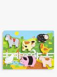 John Lewis Wooden Chunky Farm Puzzle