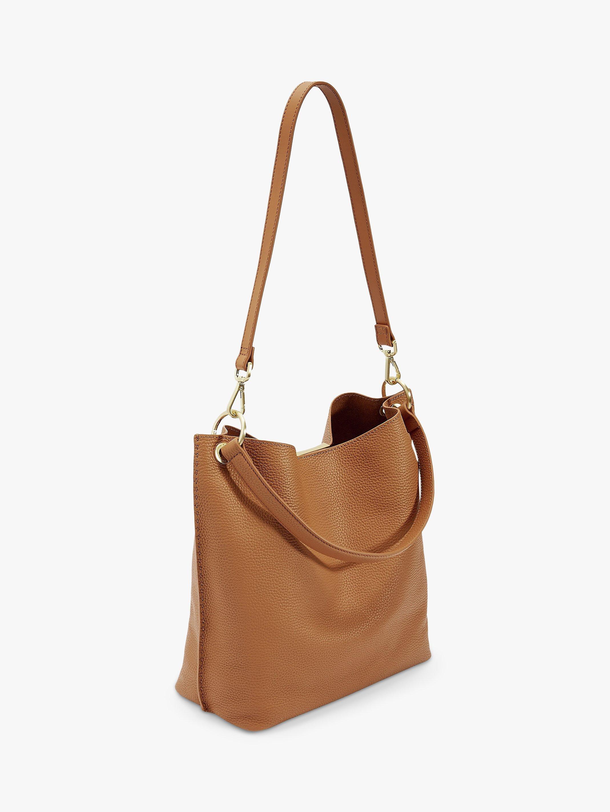 Ted Baker Candiee Leather Hobo Bag Tan