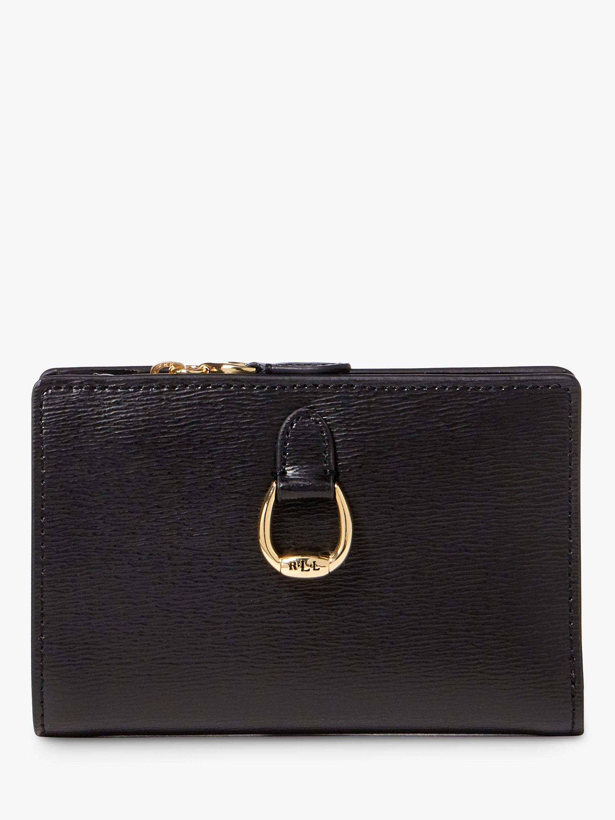 Lauren Ralph Lauren Bennington Leather Compact Purse Black